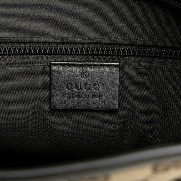 GUCCI Black Leather Shoulder Bag - Picture 10 of 13